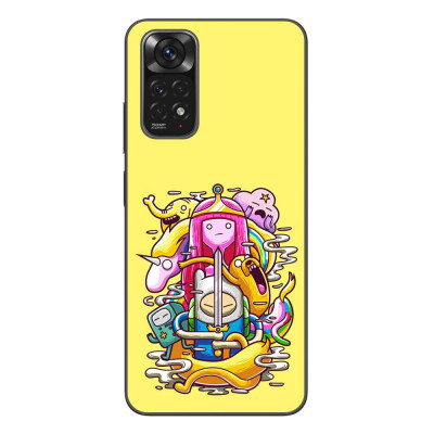 Husa compatibila cu Xiaomi Redmi Note 11 Silicon Gel Tpu Model Adventure Time Poster foto