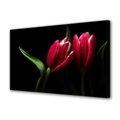 Tablou decorativ, de perete, cu rama din lemn, 33cm x 24cm,cu flori1455 foto