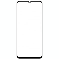 Folie Protectie Ecran OEM pentru LG K22, Sticla securizata, Full Face, Full Glue, 9D, Neagra