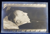 OCTAVIAN GOGA PE CATAFALC , FOTOGRAFIE DE GUGGENBERGER MAIROVICH , MONOCROMA , PE HARTIE CRETATA , 1938