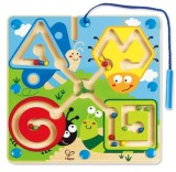 Cumpara ieftin Jucarie Din Lemn - Labirint Magnetic Insecte