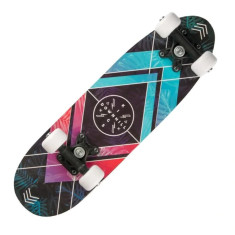 Skateboard DownHill 53x15 cm, Negru