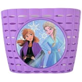 Cos de plastic pentru biciclete, model Frozen, culoare mov Cod:1264