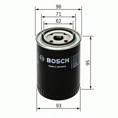 Filtru ulei VOLVO S40 I (VS) (1995 - 2004) BOSCH 0 451 103 260 foto