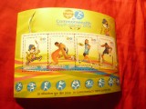 Bloc India 2008 - Sport - Commonwealth , 4 val.