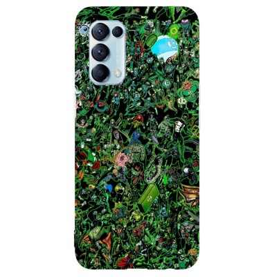 Husa compatibila cu Oppo Find X2 Pro model Green Lanters, Silicon, TPU, Viceversa foto
