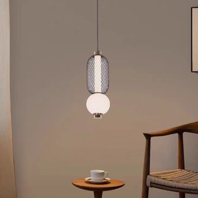 Lustra LED Suspendata LM550/2BK, 11W, Lumina 3000/4000/6000K, Negru, Inaltime Reglabila ModernLight Concept foto