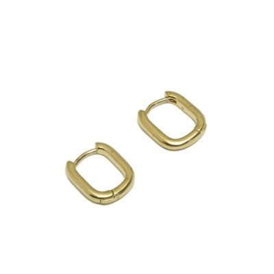 Cercei tortite aurii foto