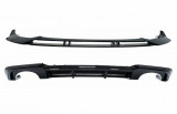 Difuzor bara spate si lip fata Audi A3 8V Facelift S-Line, negru lucios