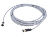 Cablu HARTING 5 pini M12 pentru senzori automatizări 6m PVC