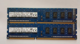 Kit 8 Gb SK HYNIX (2x4 Gb) DDR 3 PC3-12800 1600 MHz , Memorie PC Desktop
