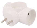 Conector Alimentare AC Splitter 2P 250V 16A Rotund