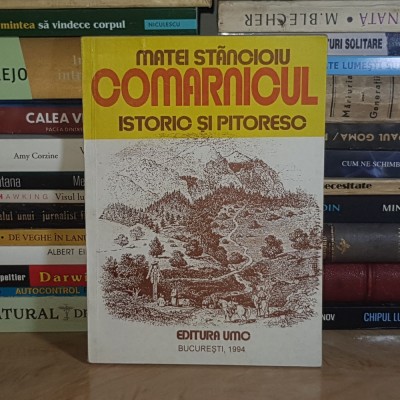 MATEI STANCIOIU - COMARNICUL : ISTORIC SI PITORESC , 1994 * foto