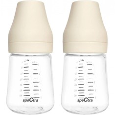 Set biberoane Spectra pentru stocare lapte matern, fara tetina, 2 buc
