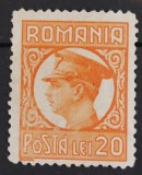Romania 1930/32- 20 Lei Carol ll,filigran CC si PTT (cititi descrierea)