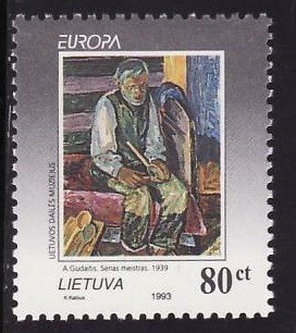 Lituania 1993 - Europa neuzat,perfecta stare foto