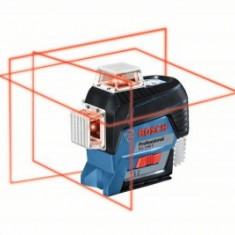 Bosch GLL 3-80 C Nivela laser cu linii, 30m, receptor 120m, precizie 0.2mm/m + BM1 + L-Boxx - 3165140888318