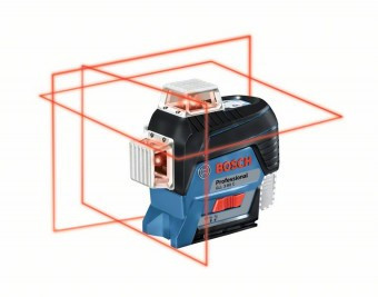 Bosch GLL 3-80 C Nivela laser cu linii, 30m, receptor 120m, precizie 0.2mm/m + BM1 + L-Boxx - 3165140888318 foto