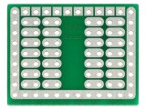 Placă universală singură faţă ROTH ELEKTRONIK GMBH, prototip W: 24,76mm L: 31,75mm