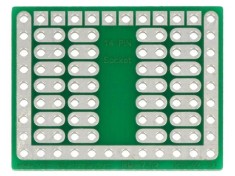 Placă universală singură faţă ROTH ELEKTRONIK GMBH, prototip W: 24,76mm L: 31,75mm