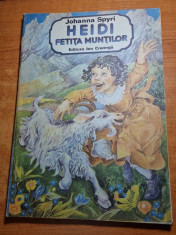 carte pentru copii - heidi - fetita muntilor - din anul 1987 foto