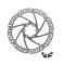 Disc frana bicicleta MTB 160mm, 6 prinderi Cod:AWR4216