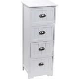Cumpara ieftin Corp Mobilier Mdf Cu 4 Sertare 90X30X35 Cm &ndash; Alb | Mobilier Depozitare Baie