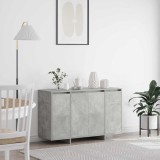 VidaXL Bufet Gri din Beton Gri din Beton Lemn Prelucrat 120 x 41 x 75 cm