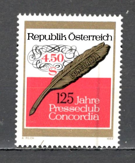 Austria.1984 125 ani Clubul presei Concordia MA.991