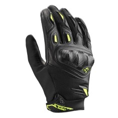 Manusi barbati Roadster vara piele/textil Ixon model Rise Air 2 MS culoare: negru/galben - degete tactile, 2XL (11/12)