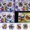 R.DU TCHAD-FLUTURI TROPICALI-SET 6 V.+4 S/Sh.NEOBLITERATE-NEDANTELATE-MNH** - EP 037A