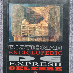 Dictionar enciclopedic de expresii celebre, Teodor Parapiru, autograf, 2002, 484