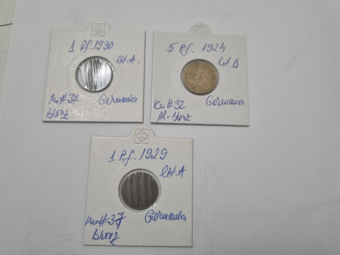 monede germania 3v din 1924-30