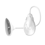 Pompă vaginală PRETTY LOVE Fantasy Partner, pentru stimularea zonei intime feminine, cu funcție de aspirație și vibrații, albă