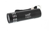 Lanterna 9xLED 30lm Negru, TORCH-COMPACTBK-WL, Oem