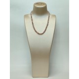 Cumpara ieftin Colier Perle Cultură Roz, Argint 925 Placat Aur Roz, Royal, 41-45cm, Ajustabil, Bijuterie Damă, Handmade Italia