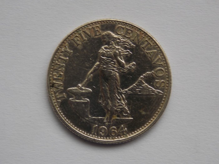 25 CENTAVOS 1964 FILIPINE