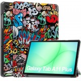 Husa pentru Samsung Galaxy Tab A11+ / Tab A9+, Techsuit, FoldPro Urban Vibe, Multicolor