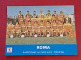 Foto fotbal - AS ROMA (sezonul 1988-1989) dimensiuni mari 20x15 cm