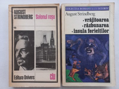 AUGUST STRINDBERG - SALONUL ROSU + VRAJITOAREA. RAZBUNAREA+ INSULA FERICITILOR foto
