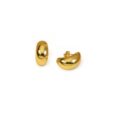 Cercei placati cu aur tip lacrima