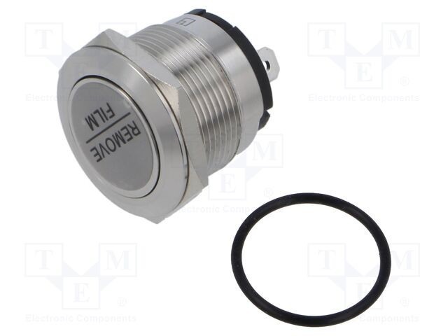 Comutator anti-vandalism E-SWITCH 2 poziții SPST 20A 250VAC IP67 pe panou