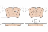 TRW GDB1942 COTEC set placute frana,frana disc