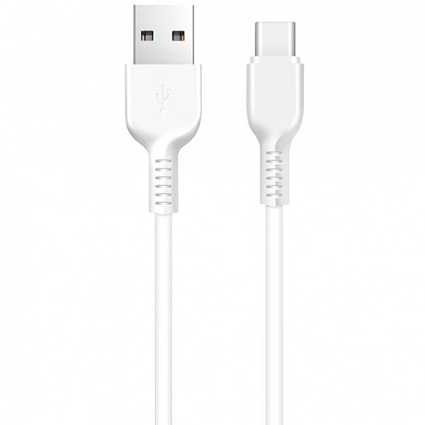 Cablu Date si Incarcare USB-A - USB-C HOCO Flash X20, 18W, 1m, Alb