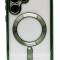 Husa Luxury tip MagSafe compatibila cu Samsung Galaxy S23, Verde inchis