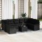 vidaXL Set de canapele pentru grădină 10 pcs Negru Rattan poli 3345533