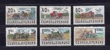 Serie Completă 6 Timbre Cehoslovacia 1978 Motociclete Istorice Jawa ČZ Laurin &amp; Klement Neștampilate - A875