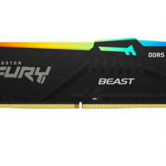 Memorie Kingston FURY Beast RGB, 32GB DDR5, 4800MHz, CL38