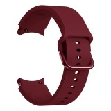 Curea din silicon 20 mm, marca THD pentru Samsung Galaxy Watch 5 44 mm/40 mm si Samsung Galaxy Watch 5 Pro, culoarea visinie