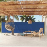 Cumpara ieftin Copertină laterală retractabilă de terasă, albastru, 140x600 cm